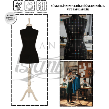 Süngerli Terzi Mankeni Prova Mankeni 34-46 Beden