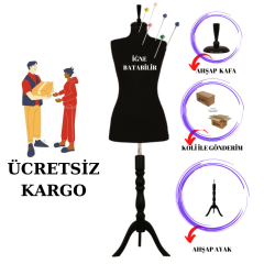 36 Beden Süngerli Terzi Mankeni Prova Mankeni