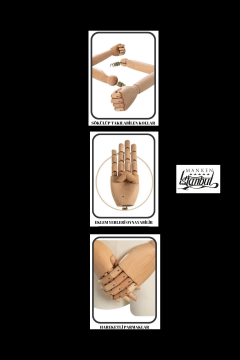 Ahşap Kollu Çocuk Terzi Mankeni Vitrin Mankeni 1 yaş