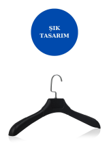 10 Adet 38 cm Plastik Ceket  Askısı Elbise Askısı