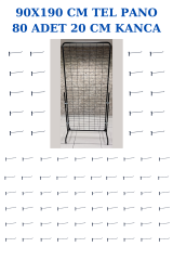 Tel Pano Standı  Çok Amaçlı Bijuteri, Telefon Standı 90x190