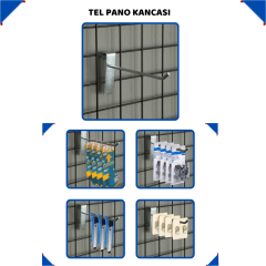 Tel Pano Kancası Galvaniz - 5 mm Dayanıklı Yapı 25 CM - 500 adet