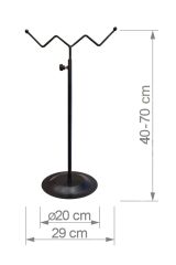 Ayarlanabilir Siyah Çanta Standı Çanta Askısı