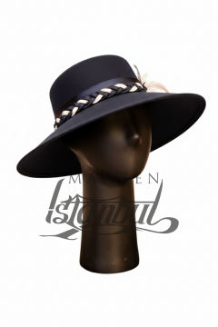 Siyah Renk Bayan Polyester Kafa Mankeni