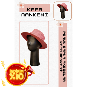 Siyah Renk Bayan Polyester Kafa Mankeni