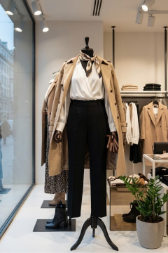 Pantolon Giyebilen Ahşap Kollu Terzi Mankeni Vitrin Mankeni