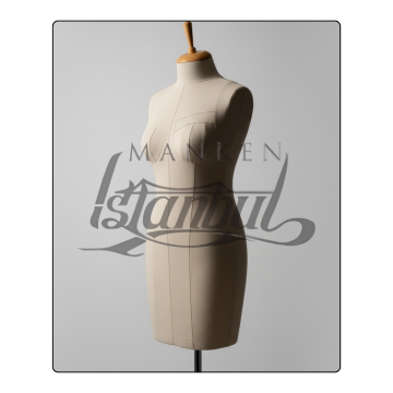 Fransız Göğüs Kuplu Profesyonel Terzi Mankeni Prova Mankeni