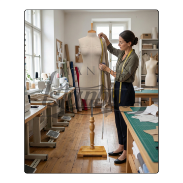 Fransız Göğüs Kuplu Profesyonel Terzi Mankeni Prova Mankeni