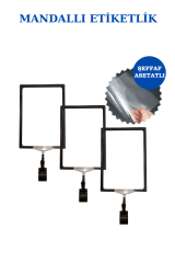 A4 Mandallı Etiketlik Fiyat Etiketi Sepet Etiketi Eşek Askılık Etiketi