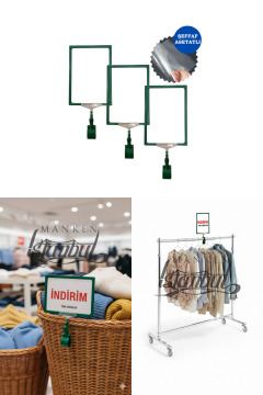 A4 Mandallı Etiketlik Fiyat Etiketi Sepet Etiketi Eşek Askılık Etiketi