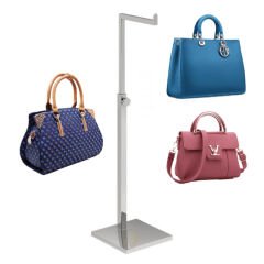 Ayarlanabilir Krom Kaplama Çanta Standı - Çanta Teşhir Askısı