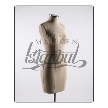 Fransız Göğüs Kuplu Profesyonel Terzi Mankeni Prova Mankeni