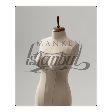 Fransız Göğüs Kuplu Profesyonel Prova Mankeni Terzi Mankeni