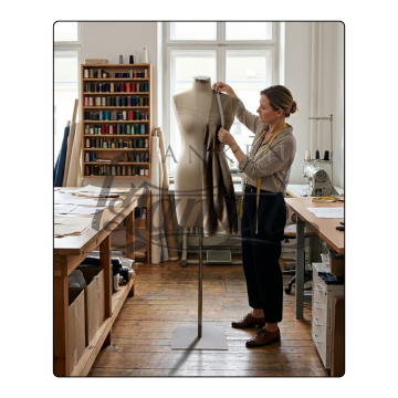 Fransız Göğüs Kuplu Profesyonel Terzi Mankeni Prova Mankeni