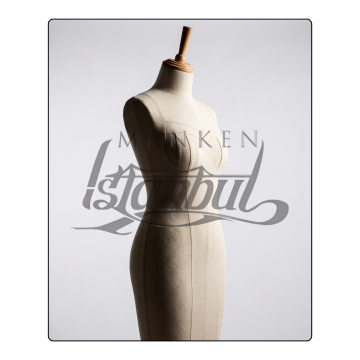 Fransız Göğüs Kuplu Profesyonel Terzi Mankeni Prova Mankeni