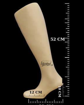 Fiber Erkek Diz Altı Sol ve Sağ Ayak Çorap Mankeni