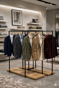 5 Adet Business Class 44 Cm Masif Ahşap Takım Elbise Palto Ceket Askısı 25 ADET