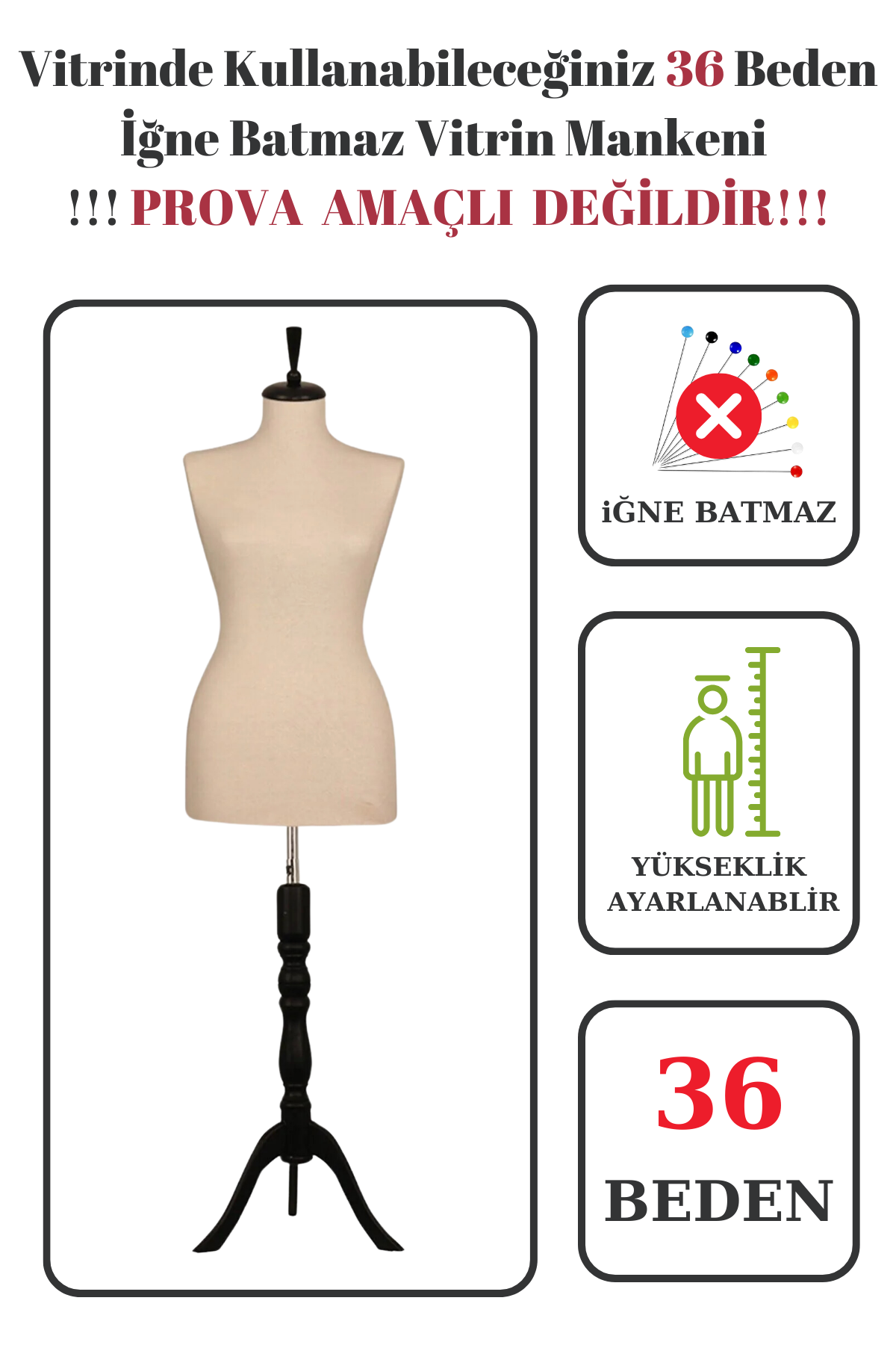 Bayan vitrin amaçlı terzi mankeni vitrin mankeni İĞNE BATMAZ