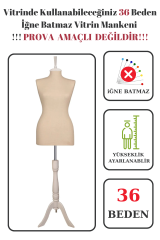 Bayan Vitrin Amaçlı Terzi Mankeni Vitrin Mankeni