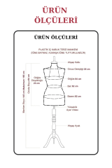 Bayan Vitrin Amaçlı Terzi Mankeni Vitrin Mankeni