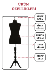 Bayan Vitrin Amaçlı Terzi Mankeni Vitrin Mankeni