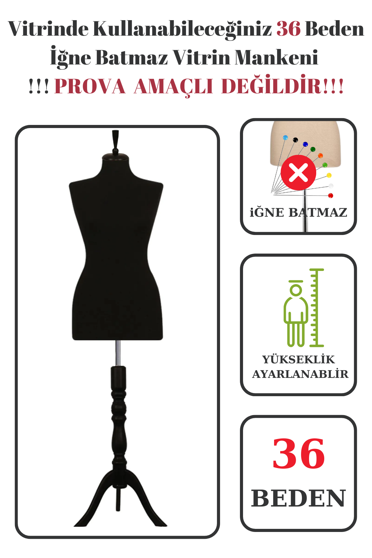Bayan Vitrin Amaçlı Terzi Mankeni Vitrin Mankeni