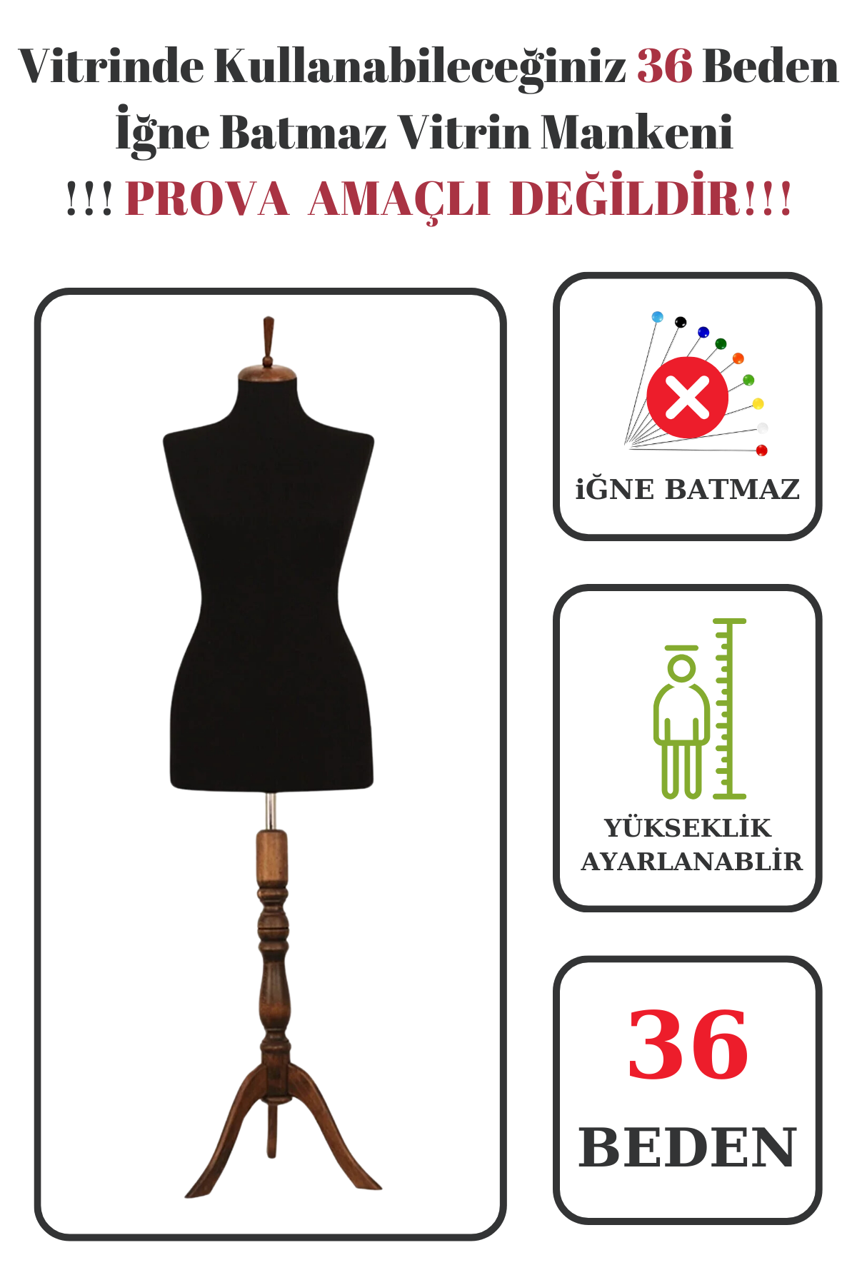 Bayan Vitrin Amaçlı Terzi Mankeni Vitrin Mankeni