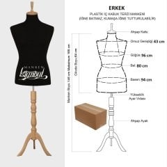 Erkek Vitrin Amaçlı Terzi Mankeni Vitrin Mankeni