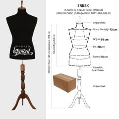 Erkek Vitrin Amaçlı Terzi Mankeni Vitrin Mankeni