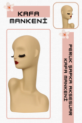 Polyester Bayan kafa mankeni, kafa mankenleri