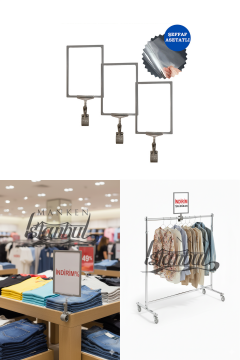 A6 Mandallı Etiketlik Fiyat Etiketi Sepet Etiketi