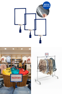 A6 Mandallı Etiketlik Fiyat Etiketi Sepet Etiketi