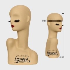 Polyester Bayan kafa mankeni, kafa mankenleri