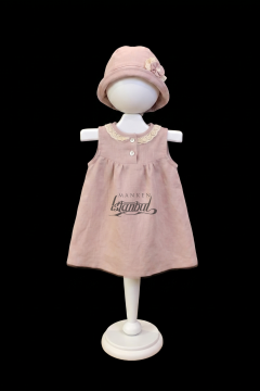 Beyaz Ahşap Çocuk Estetik Vitrin Mankeni 18-24 Aylık