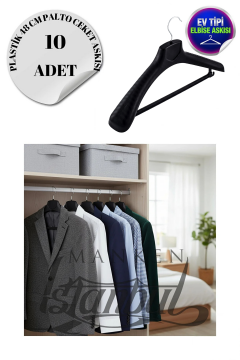 10 Adet Özel Üretim 48 Cm Ceket Askısı | Palto Askısı