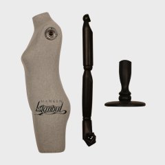 Pantolon giyebilen ahşap kollu terzi mankeni