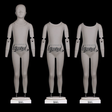 4 Yaş Çocuk Hayalet Vitrin Mankeni- Child Ghost Mannequin
