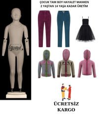 6 Yaş Çocuk Hayalet Vitrin Mankeni- Child Ghost Mannequin