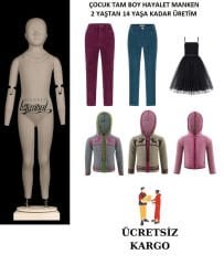 8 Yaş Çocuk Hayalet Vitrin Mankeni- Child Ghost Mannequin