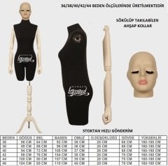 Pantolon Giyebilen Terzi Mankeni Vitrin Mankeni