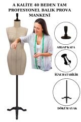 Balık 40 Beden Profesyonel Terzi Mankeni Prova Mankeni