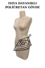 Balık 40 Beden Profesyonel Terzi Mankeni Prova Mankeni