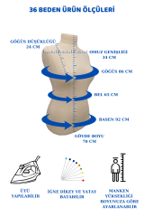 Süngerli Keten Kumaş Terzi Prova Mankeni 36 beden