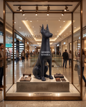 Köpek Vitrin Mankeni - Pet Manken - Köpek Manken