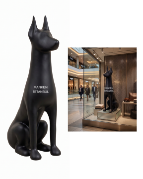 Köpek Vitrin Mankeni - Pet Manken - Köpek Manken