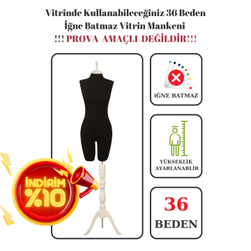 Pantolon Giyebilen Terzi Mankeni Vitrin Mankeni