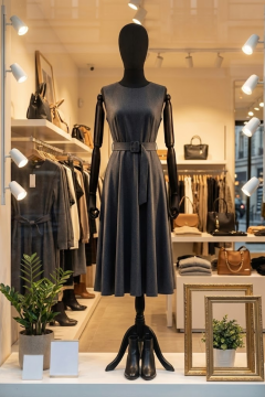 Pantolon Giyebilen Ahşap Kollu Terzi Mankeni Vitrin Mankeni