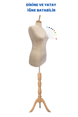 Süngerli Keten Kumaş Terzi Prova Mankeni 36 beden