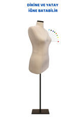 Süngerli Keten Kumaş Terzi Prova Mankeni 36 beden