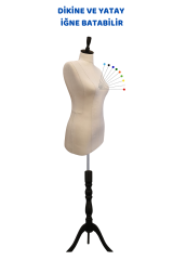 Süngerli Keten Kumaş Terzi Prova Mankeni 36 beden